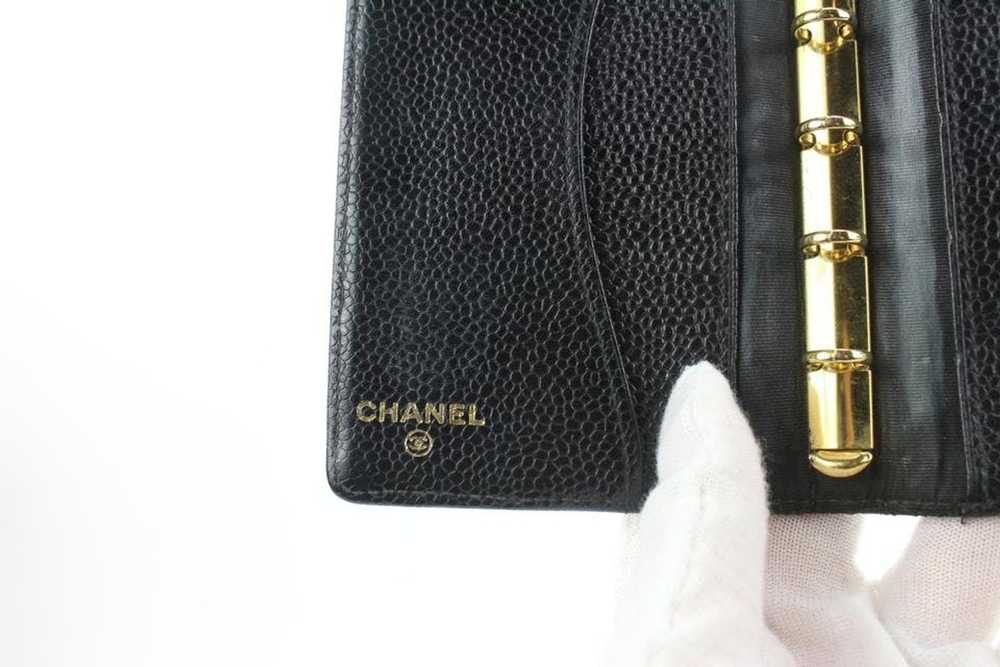 Chanel Chanel Caviar CC Logo Mini Agenda or Card … - image 9