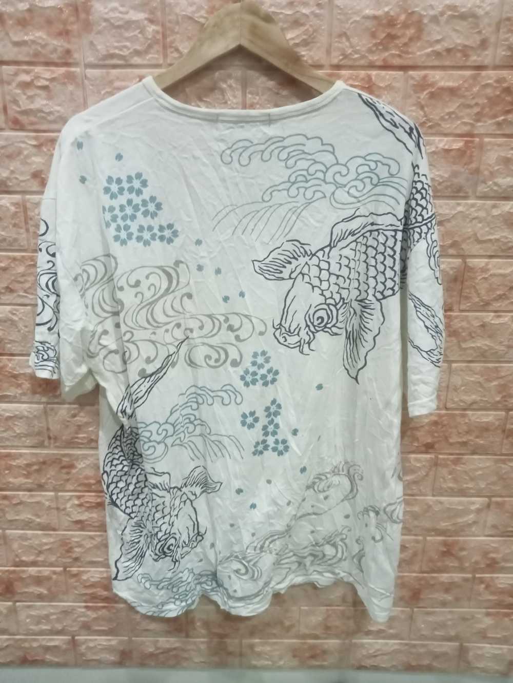 Sukajan T Shirts × Vintage 🔥Vintage sukajan koi … - image 2