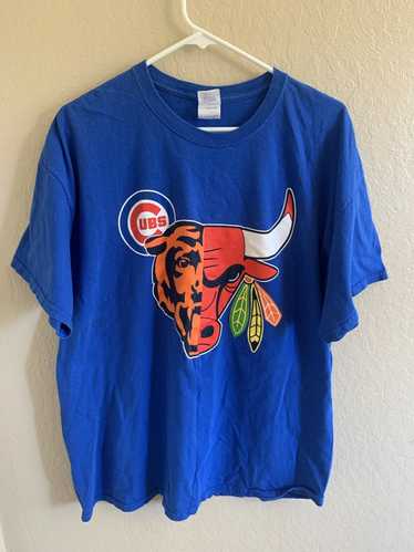 MLB Women's Nike Chicago Cubs #17 Mark Grace Ash Backer T-Shirt