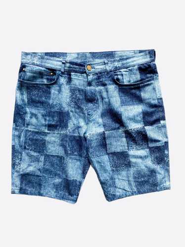 Louis Vuitton Blue, Pattern Print 2019 Mini Shorts US8, FR40 | M