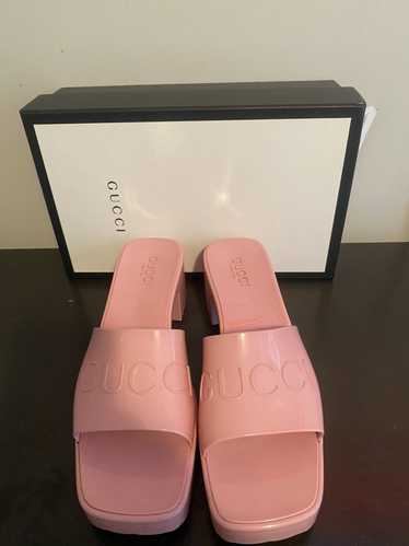 Buy Gucci Wmns GG Slide Sandal 'Monogram - Beige Brick Red' - 573018 KQW00  8366