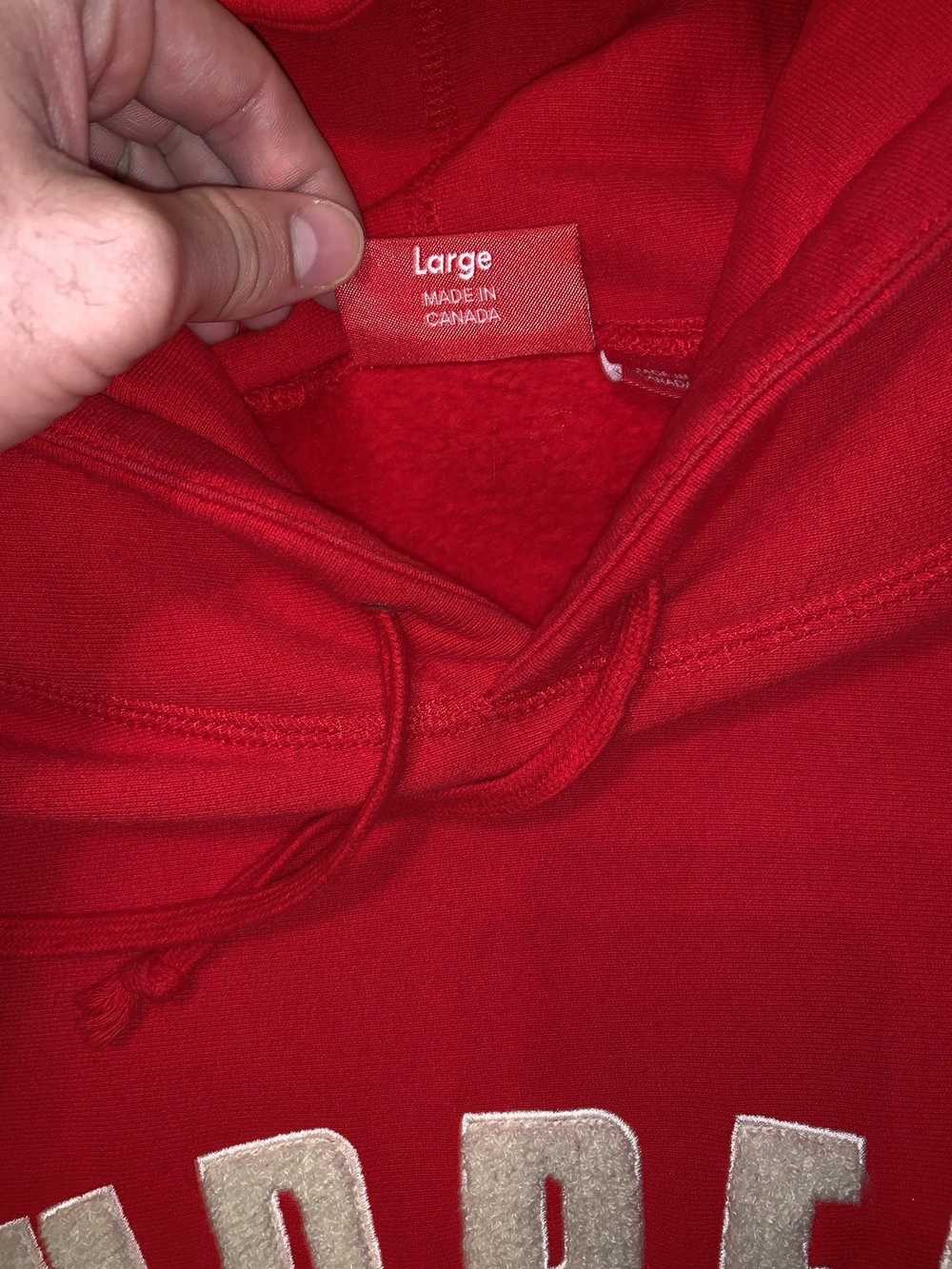 Supreme Supreme Arc Logo Hoodie Large Red Chenill… - image 4