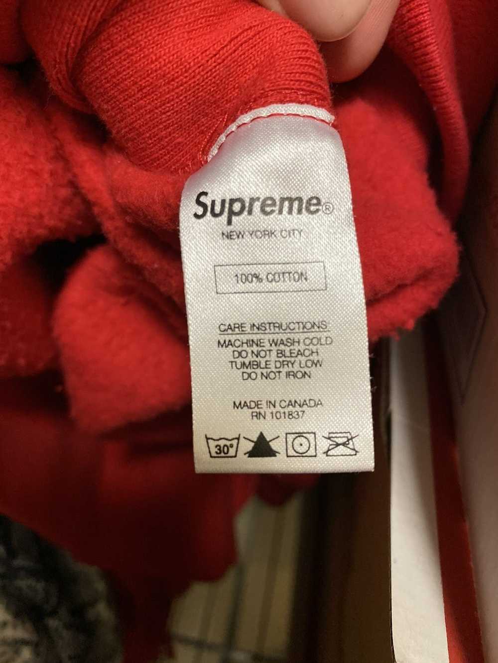 Supreme Supreme Arc Logo Hoodie Large Red Chenill… - image 6