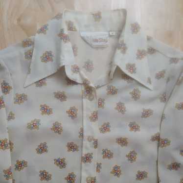 White stag floral shirt - Gem