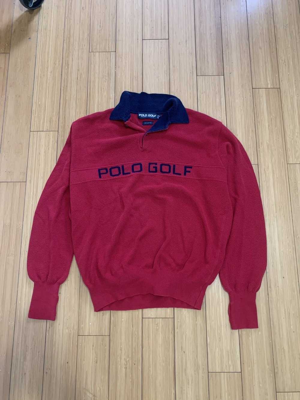 Polo Ralph Lauren × Vintage Polo Golf Knit Rugby - image 1
