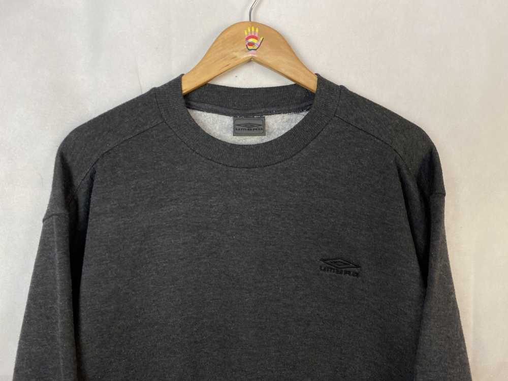 Umbro × Vintage Vintage UMBRO Grey Sweatshirt 90s… - image 2