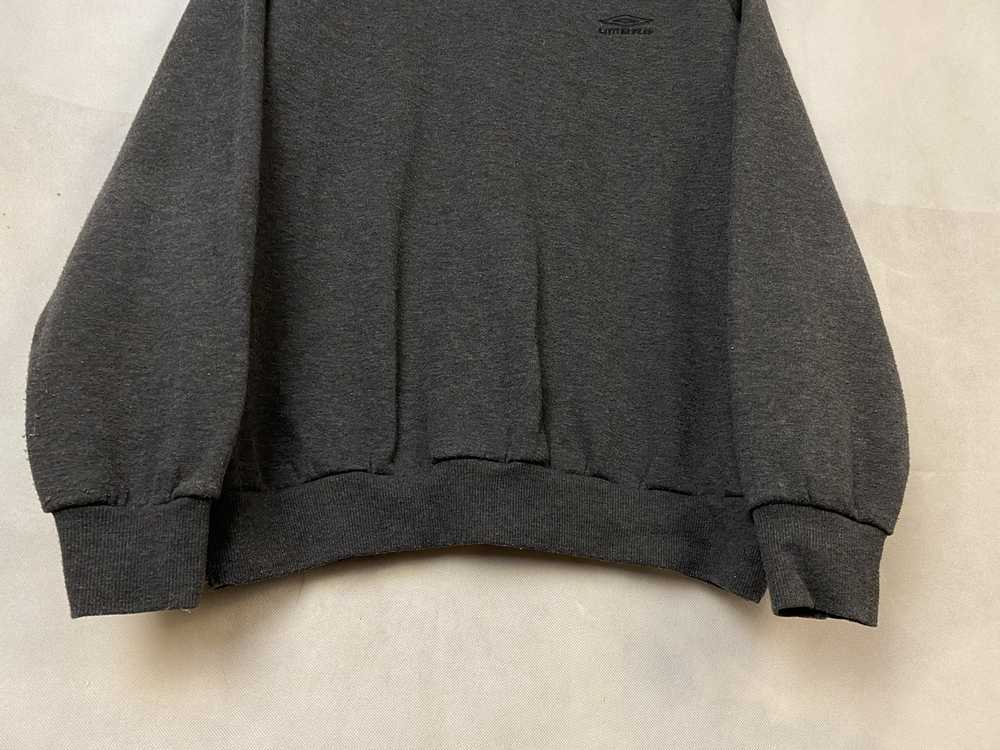 Umbro × Vintage Vintage UMBRO Grey Sweatshirt 90s… - image 4