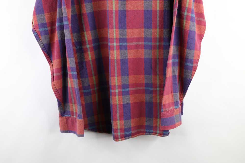 Vintage Vintage 90s Woolrich Long Rainbow Flannel… - image 7