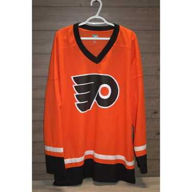 Outerstuff Infant Boys and Girls Orange Philadelphia Flyers Mock Jersey  Stripes Bodysuit