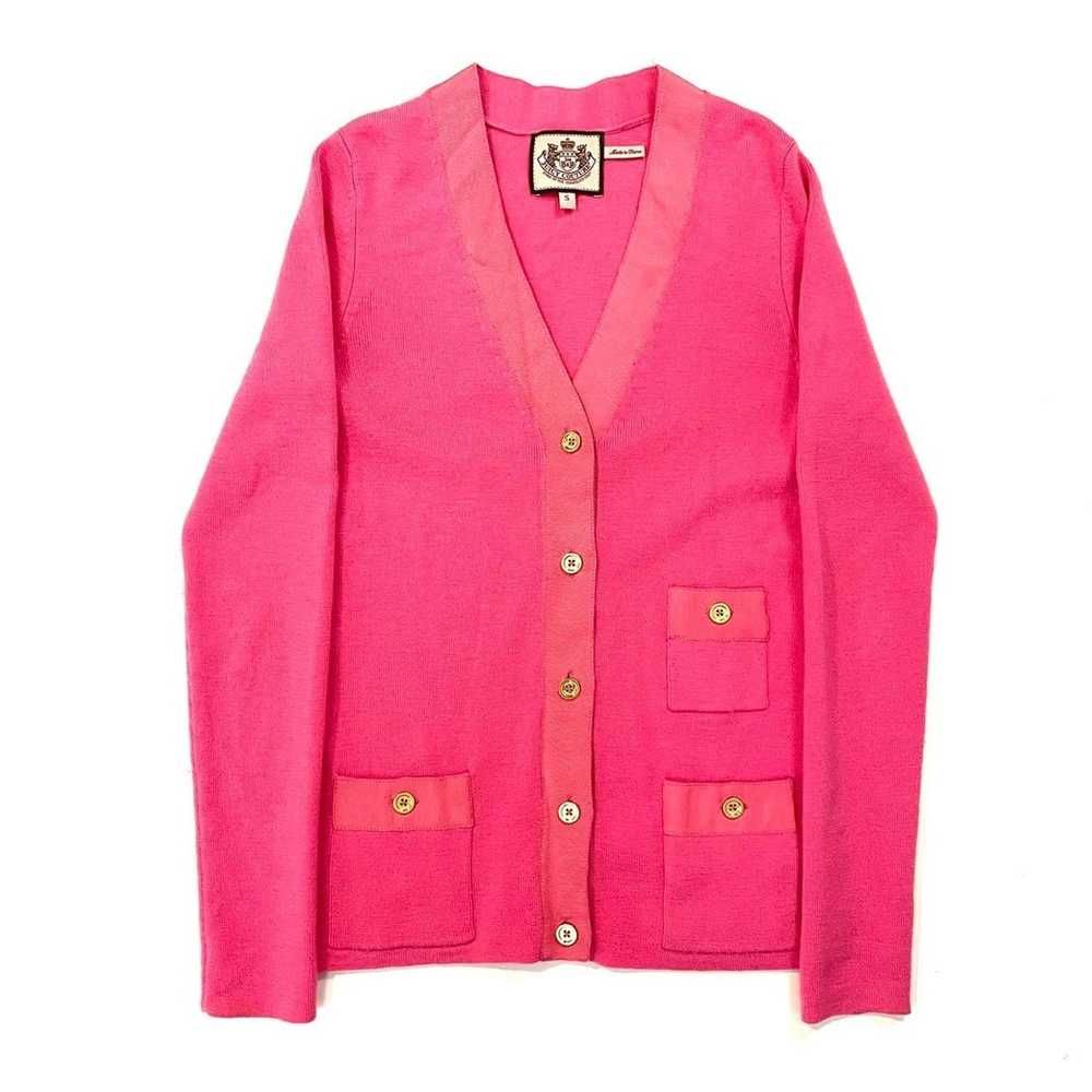 Juicy Couture × Vintage Juicy Couture pink cardig… - image 1