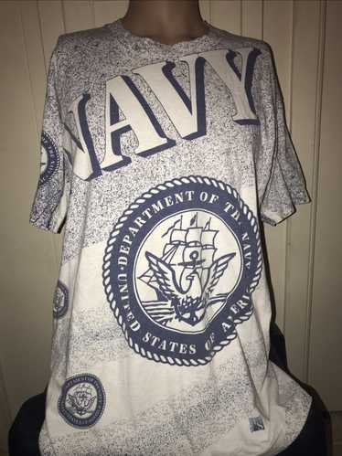 Vintage 90's Just Brass United States U.S. Navy Paper Thin 1991 T Shirt XL  