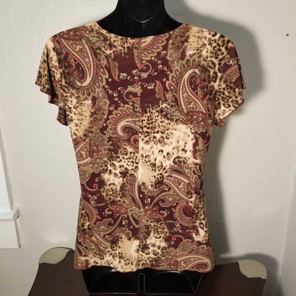 Other Vintage Suzie Small Blouse Women's Short Sl… - image 5