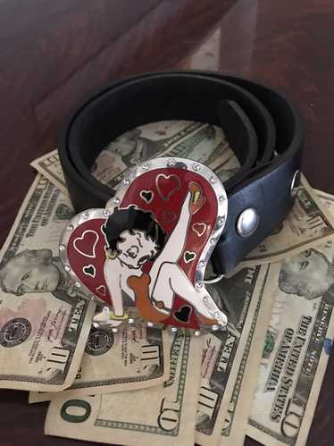 Vintage Betty Boop Love belt buckle