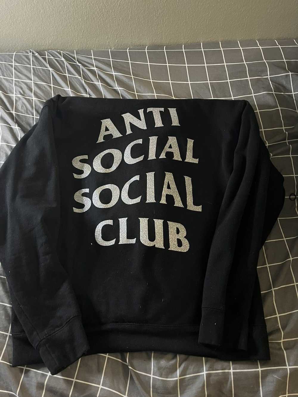 Anti Social Social Club ASSC HOODIE SILVER GLITTE… - image 2