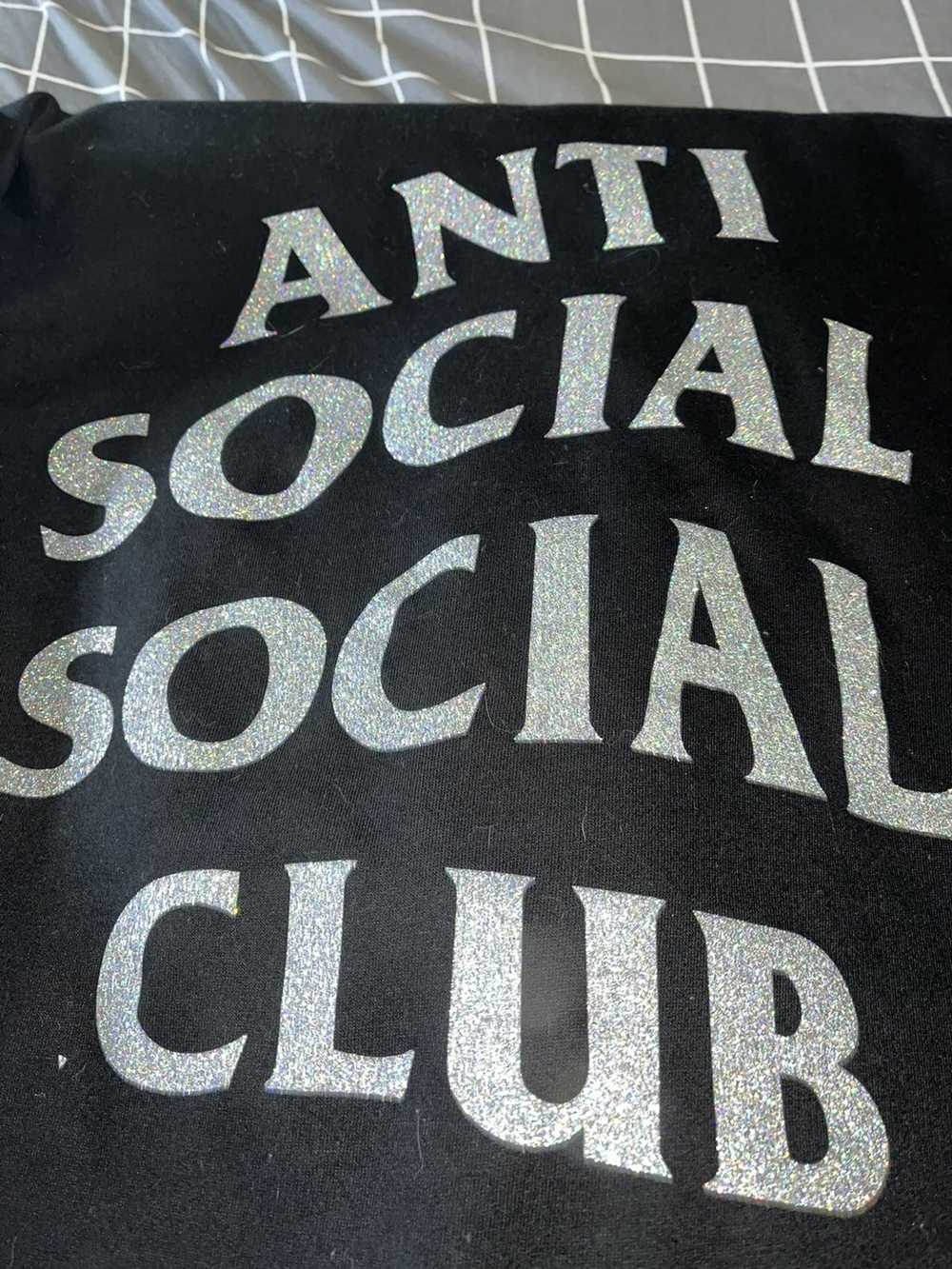 Anti Social Social Club ASSC HOODIE SILVER GLITTE… - image 4