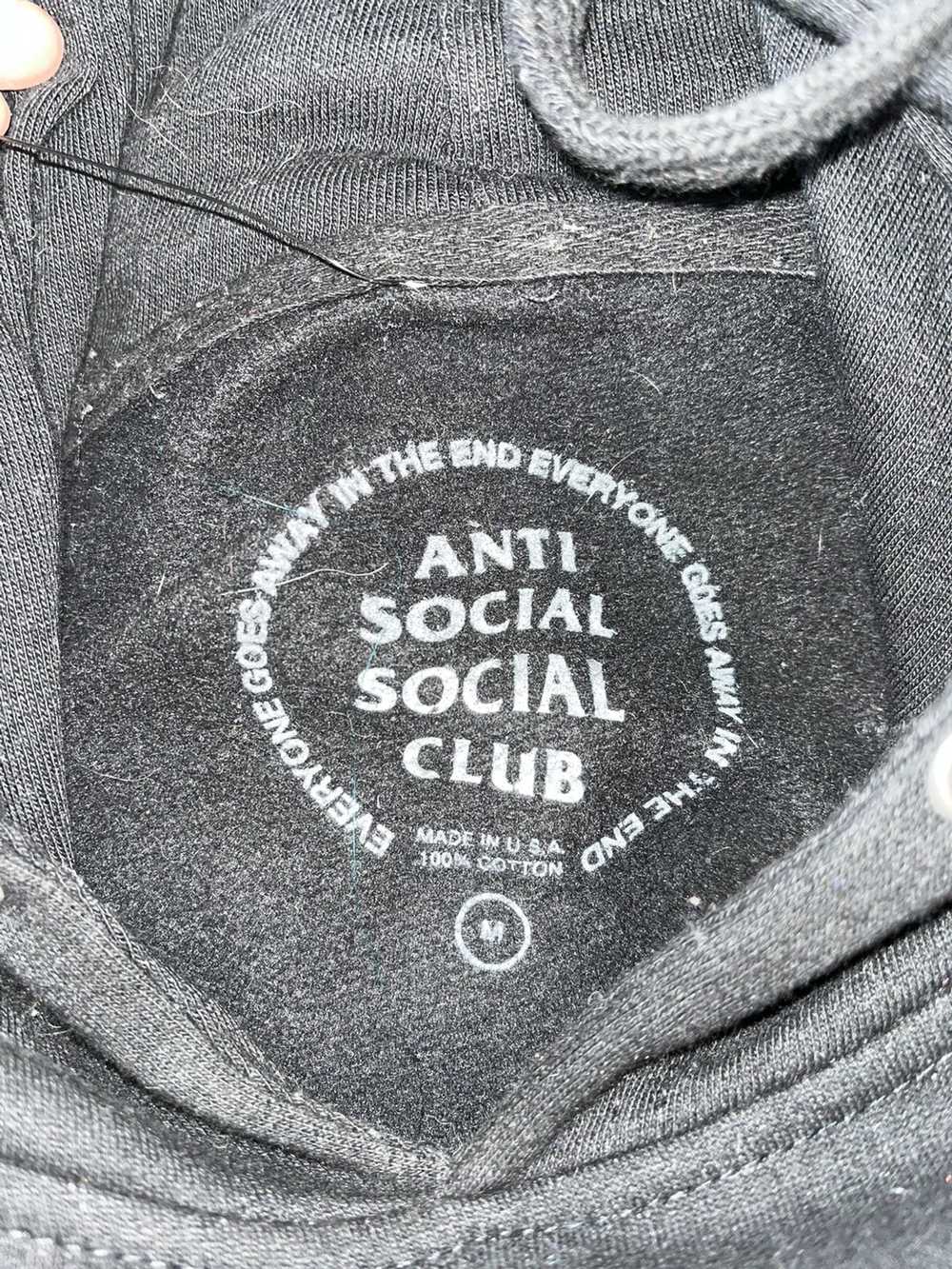 Anti Social Social Club ASSC HOODIE SILVER GLITTE… - image 5