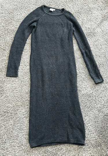 Asos ASOS Gray Knit Midi Sweater-dress Size 0