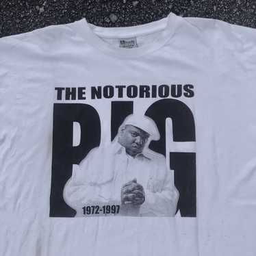 Bad Boy Remember Frank White Notorious B.I.G. T-Shirt Men's 2XL Black  Distressed