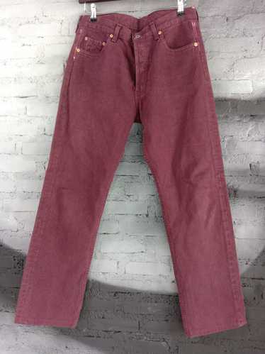 Levi's × Vintage Vintage Levi's 501 maroon jeans m