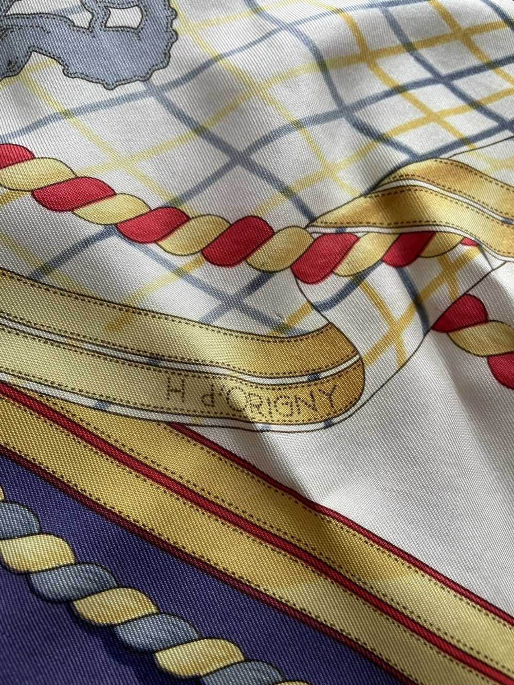 Hermes × Luxury × Vintage Hermès vintage scarf Gr… - image 11