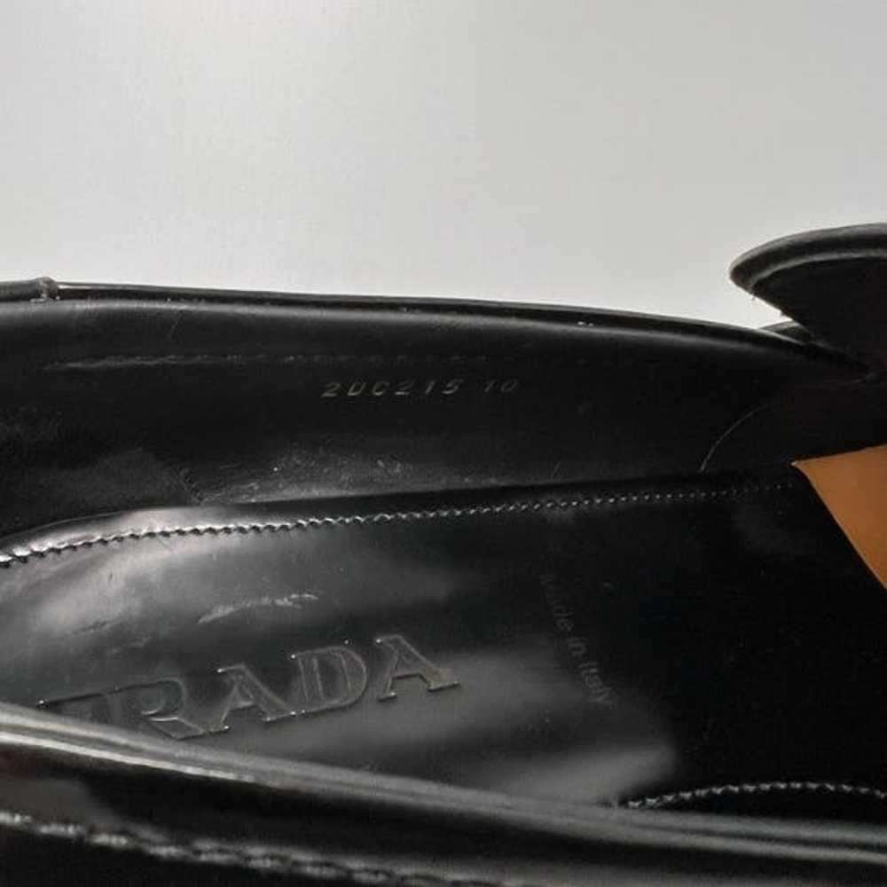 Prada Prada Spazzalato Brushed Leather Loafers Bl… - image 7