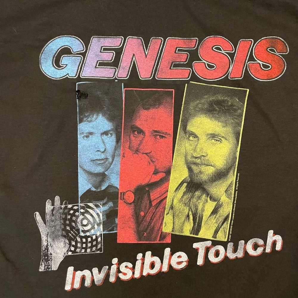 Band Tees × Vintage Genesis Invisible Touch T-shi… - image 3