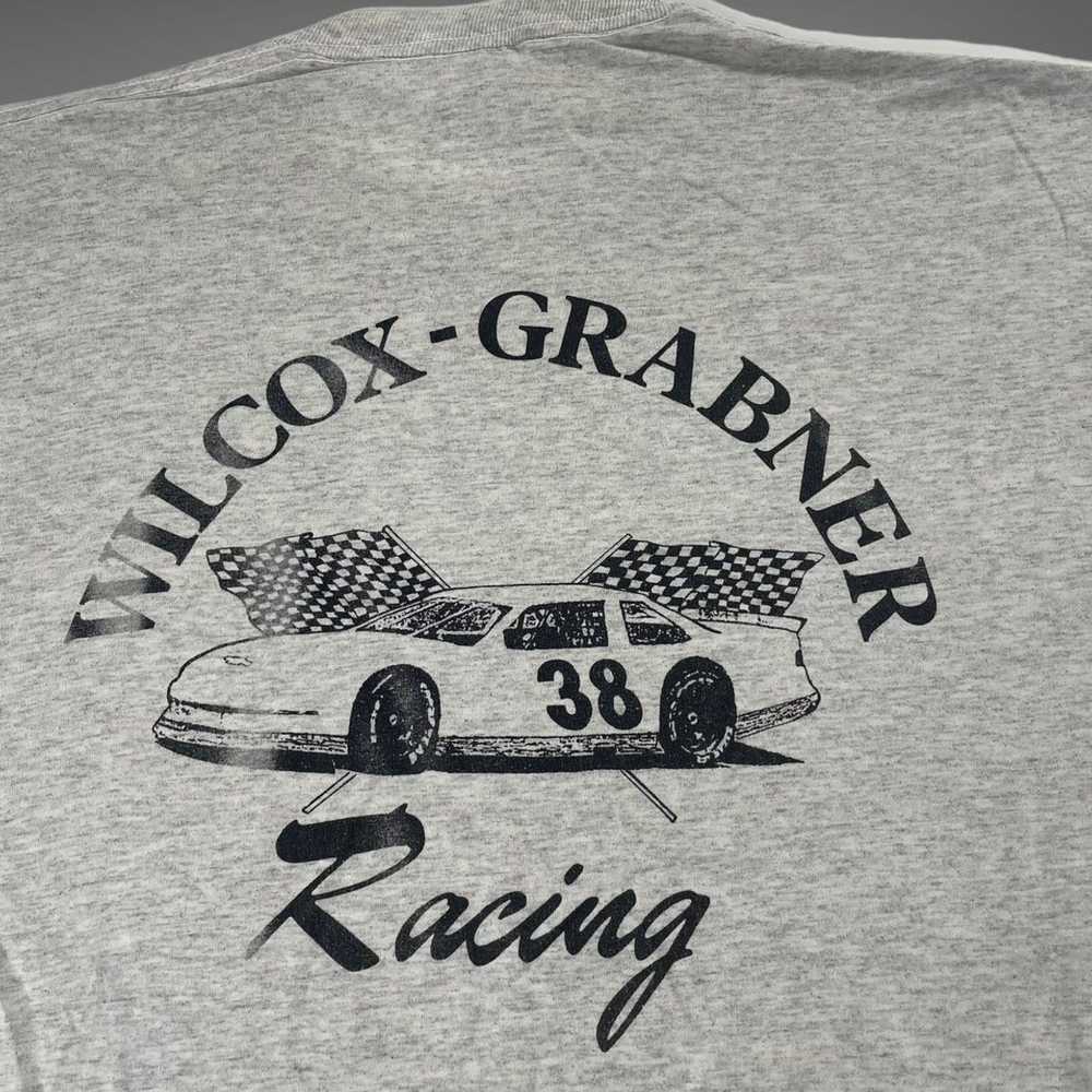 Racing × Vintage Vintage 90s Wilcox racing t Shirt - image 2