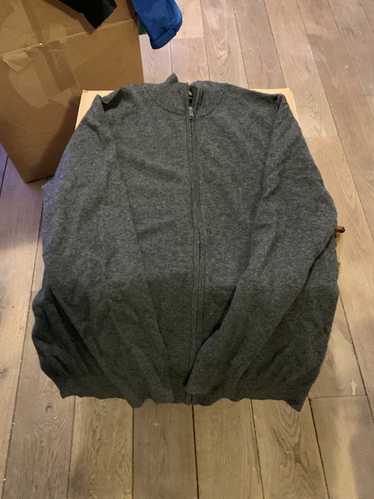 Neiman Marcus Cashmere Zip-up Sweater