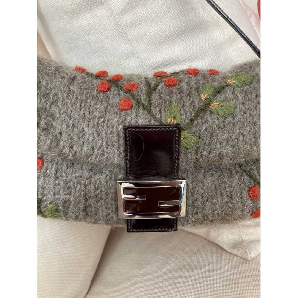 Fendi Baguette wool handbag - image 7