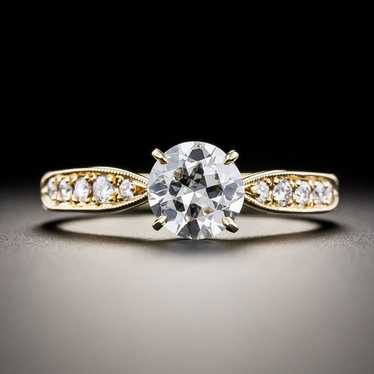 Estate .90 Carat Diamond Engagement Ring - GIA I … - image 1