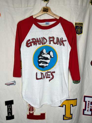 Vintage Grand Funk Railroad Lives 1982 Tour Ragla… - image 1
