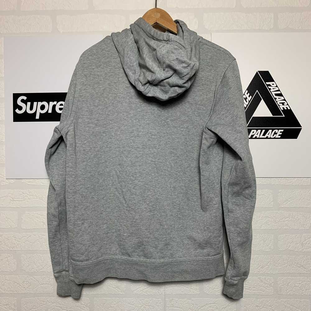 Nike × Vintage Hoodie mini swoosh basic grey vint… - image 2