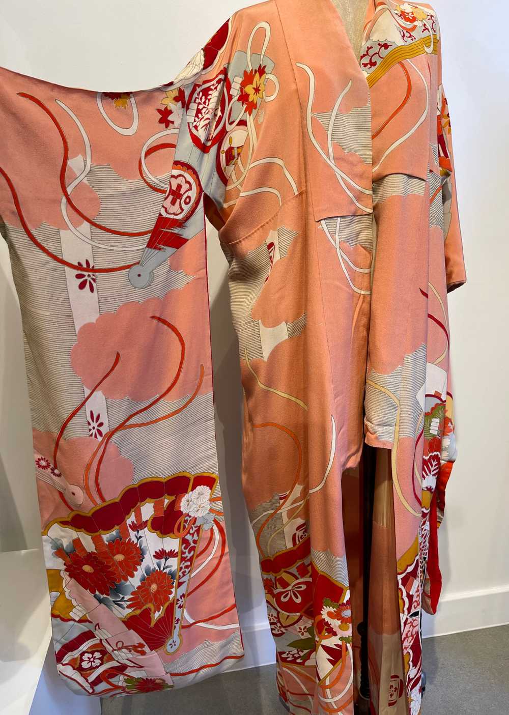Vintage 1940’s Silk Wedding Kimono - image 2