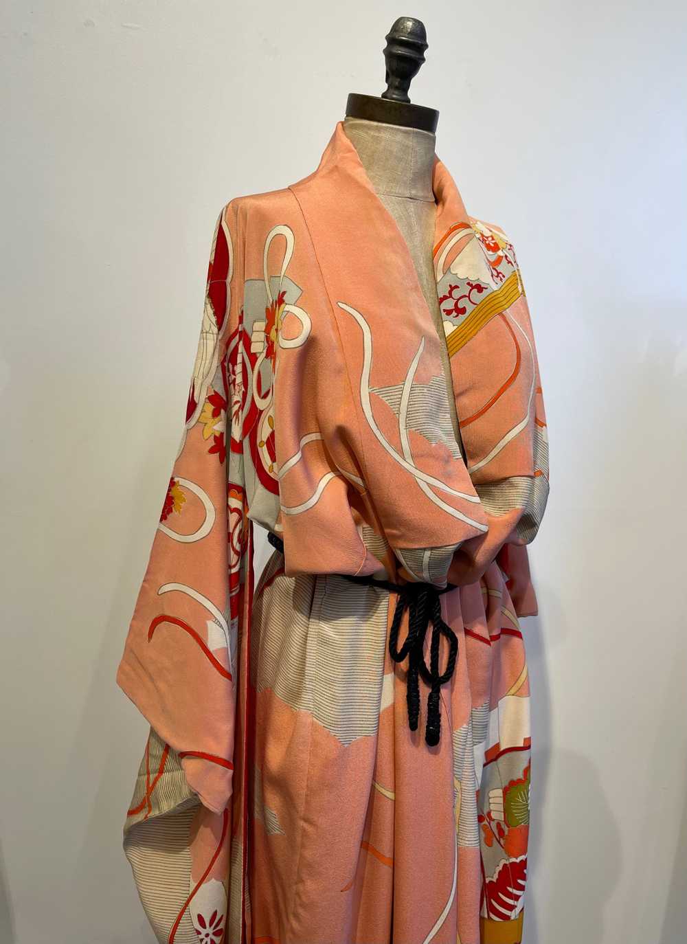 Vintage 1940’s Silk Wedding Kimono - image 3