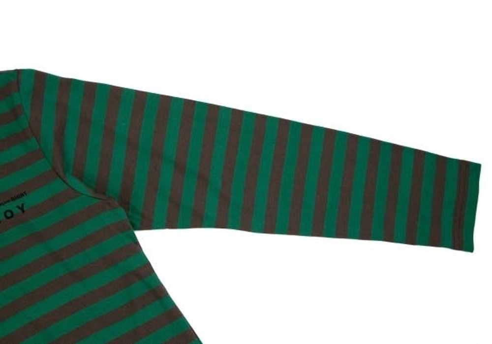 Comme des Garcons Long Sleeve Green Logo Print Bo… - image 5