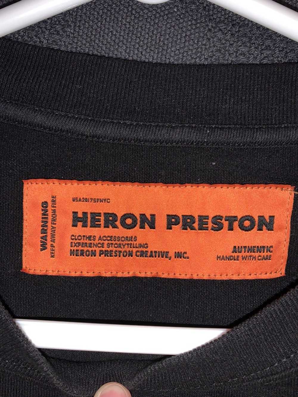 Heron Preston Heron Preston Black Heron Birds T-S… - image 2