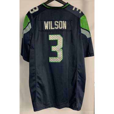 Limited Youth Russell Wilson Grey Alternate Jersey - #3 Football Seattle  Seahawks 100th Season Vapor Untouchable Size S(10-12)