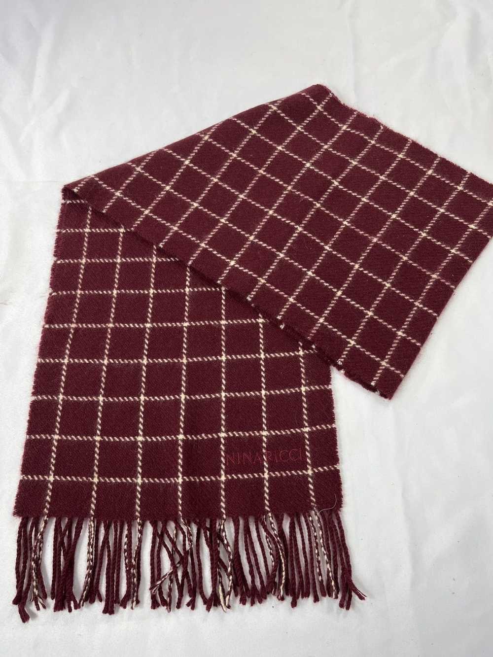 Luxury × Other Nina Ricci Scarf / Muffler / Wool … - image 5