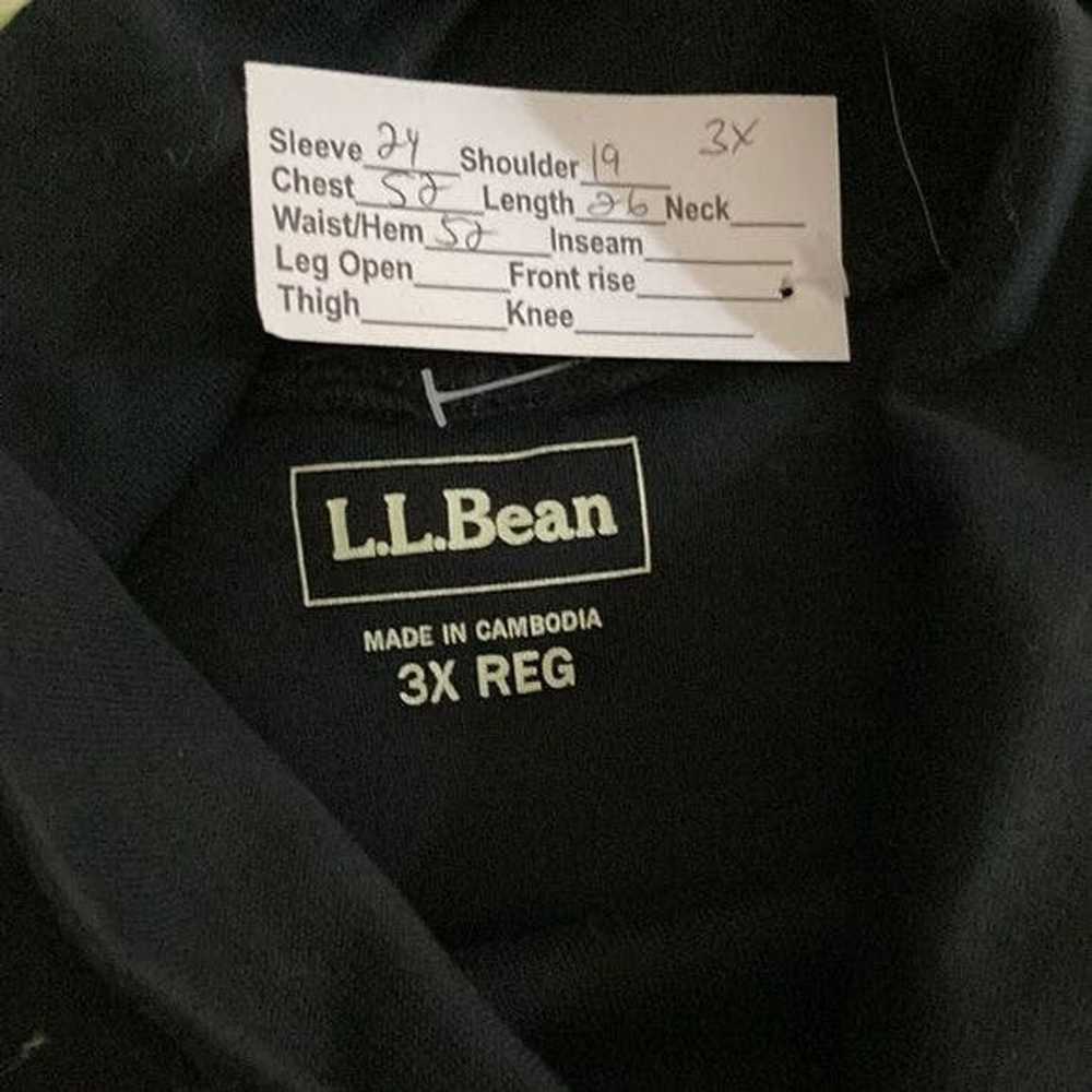 L.L. Bean 90’s black L. L. Bean 3X turtleneck. Si… - image 3