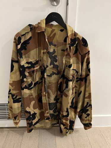 Military × Vintage Camo military shirt