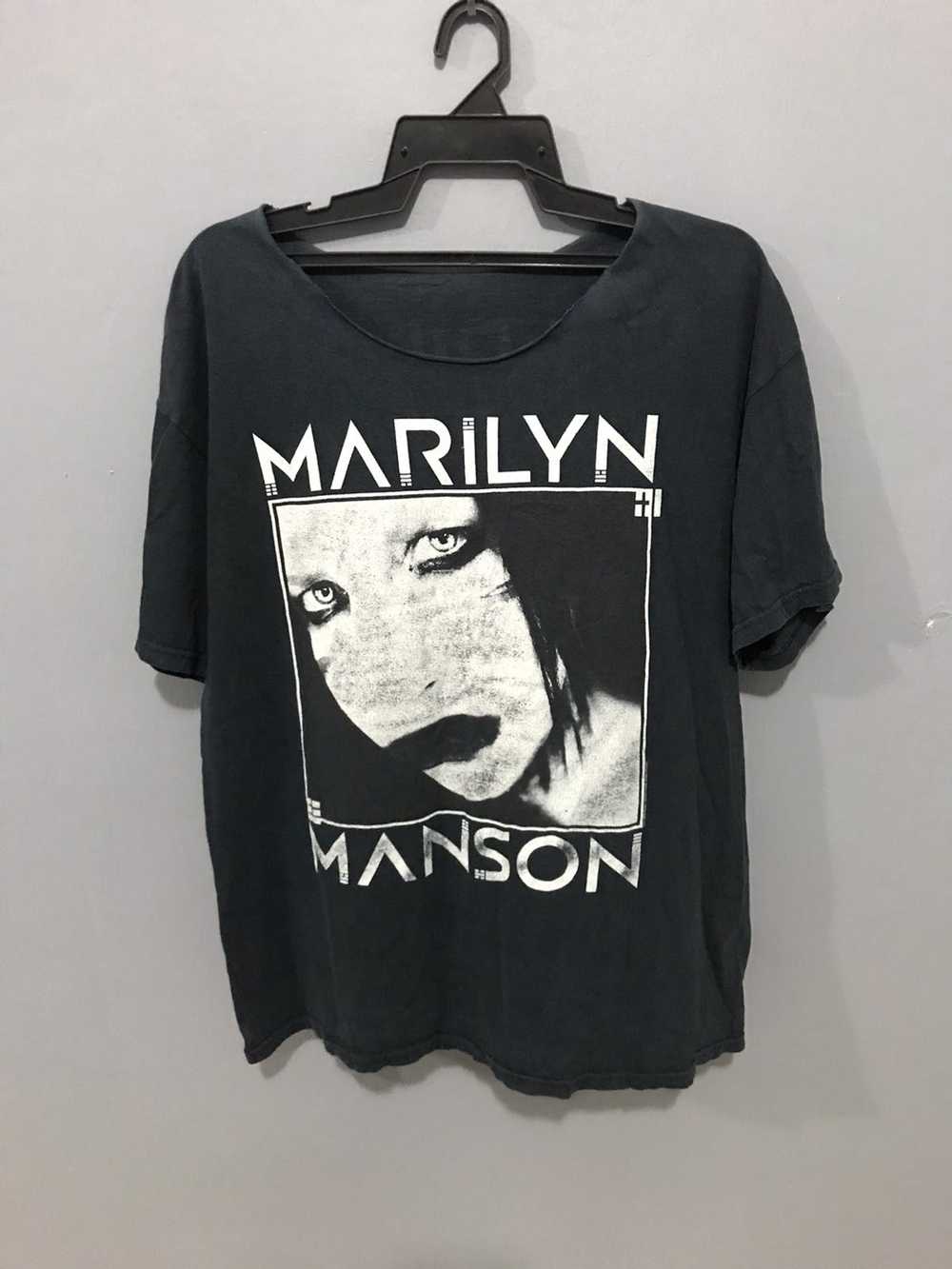 Band Tees × Rock T Shirt × Rock Tees Marilyn Mans… - image 1