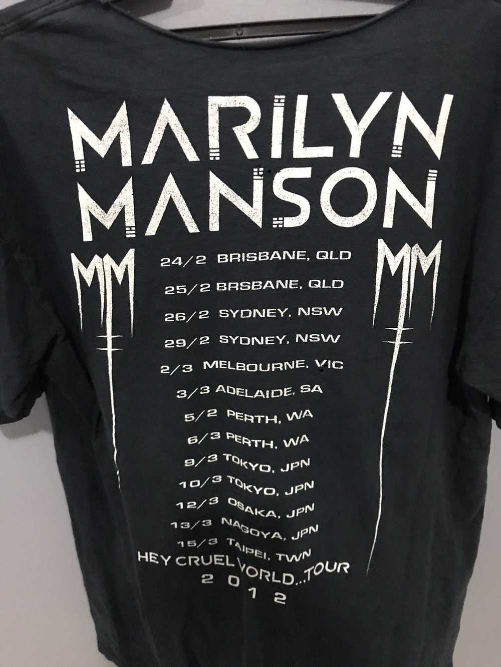 Band Tees × Rock T Shirt × Rock Tees Marilyn Mans… - image 6