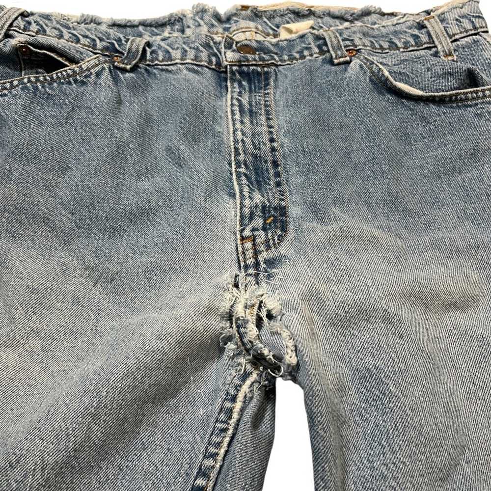 Levi's × Vintage 90s Levi’s 505 Distressed Jeans - image 3