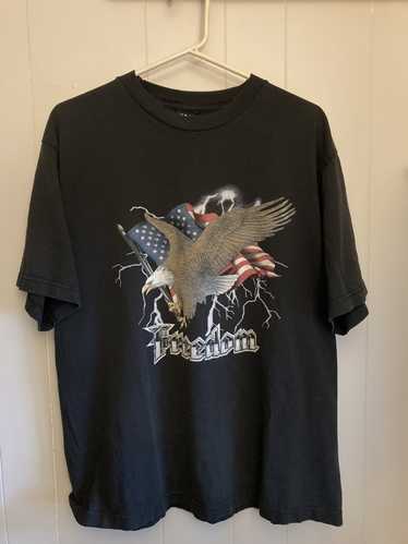 Vintage Eagle and lighting freedom shirt