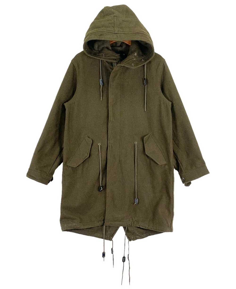 Vanquish VINTAGE VANQUISH OLIVE WOOL PARKA JACKET - image 1