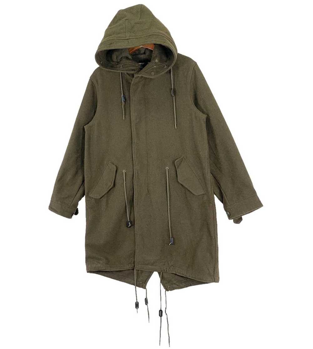 Vanquish VINTAGE VANQUISH OLIVE WOOL PARKA JACKET - image 2