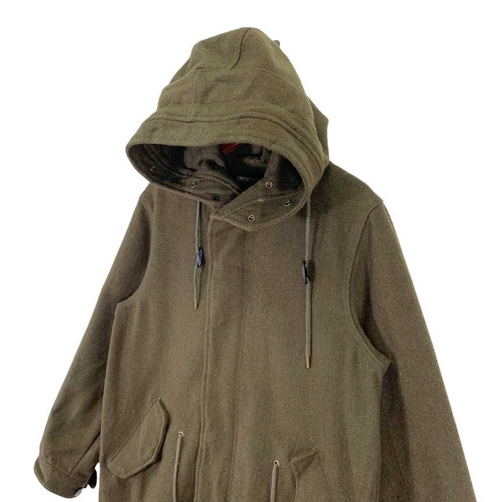 Vanquish VINTAGE VANQUISH OLIVE WOOL PARKA JACKET - image 3