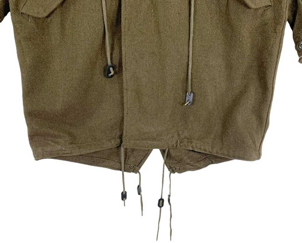 Vanquish VINTAGE VANQUISH OLIVE WOOL PARKA JACKET - image 5