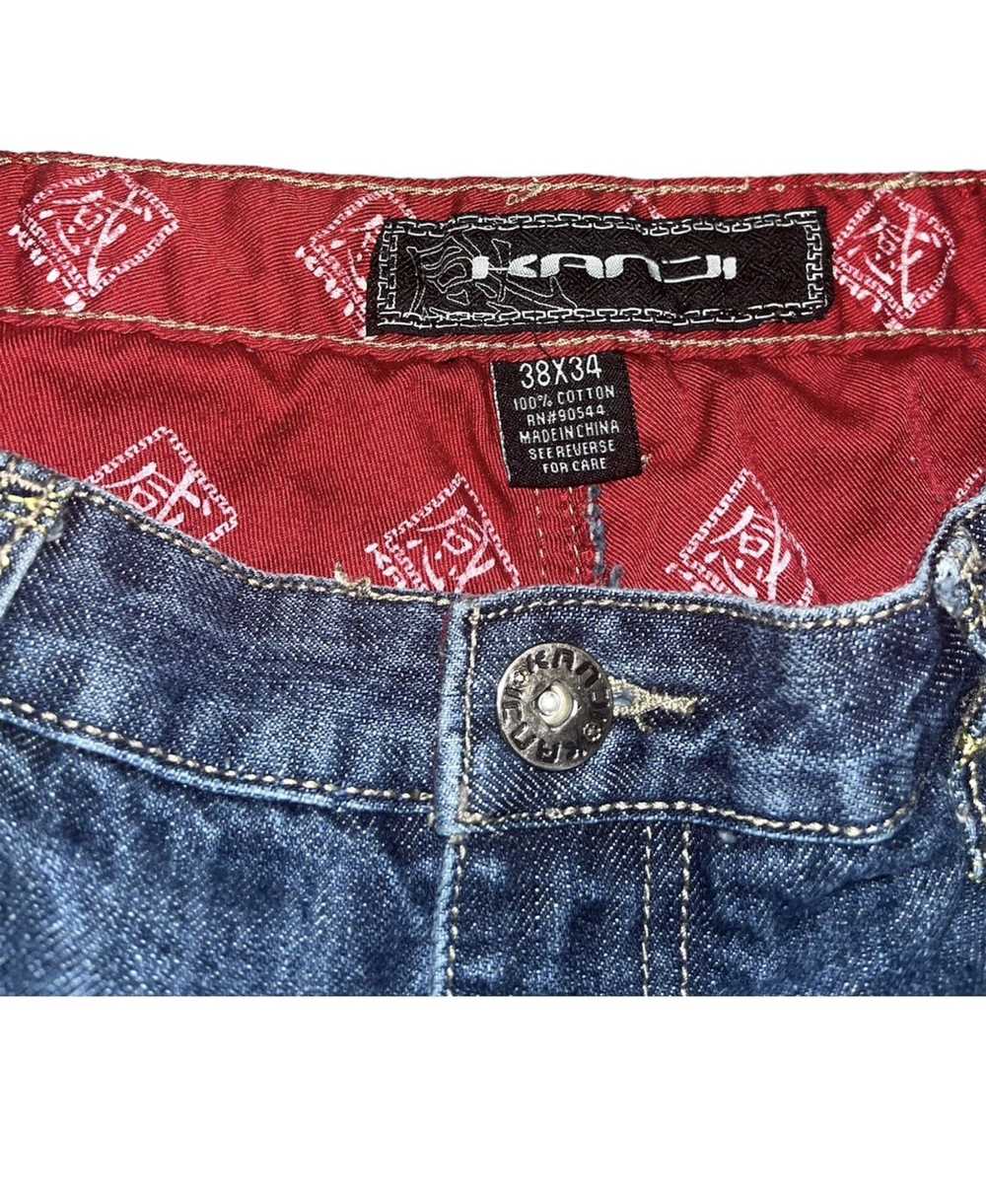 Japanese Brand × Vintage 🥵 Kanji Japanese denim … - image 3