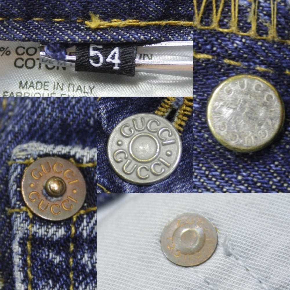 Gucci Vintage Web Stripes Sanded Jeans - image 10